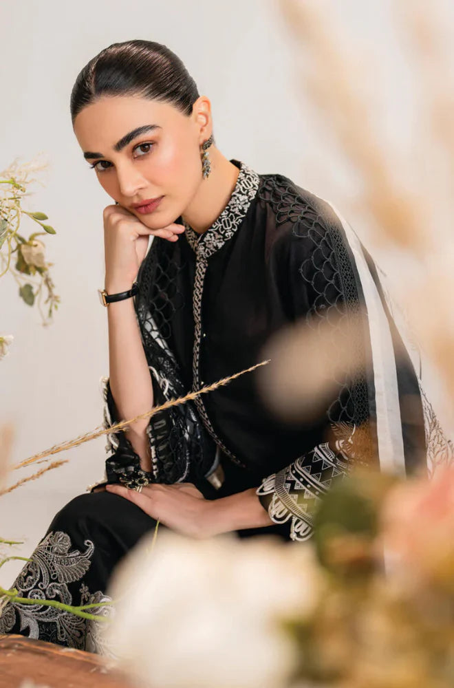 Jazmin - 3PC Lawn Embroidered Suit - B 02