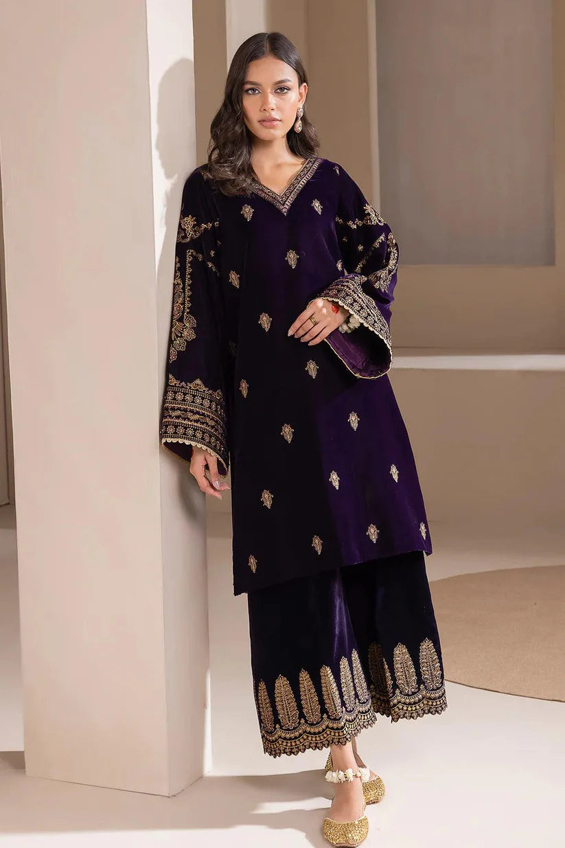Bareeze Velvet Embroiderd Three Piece BR-745