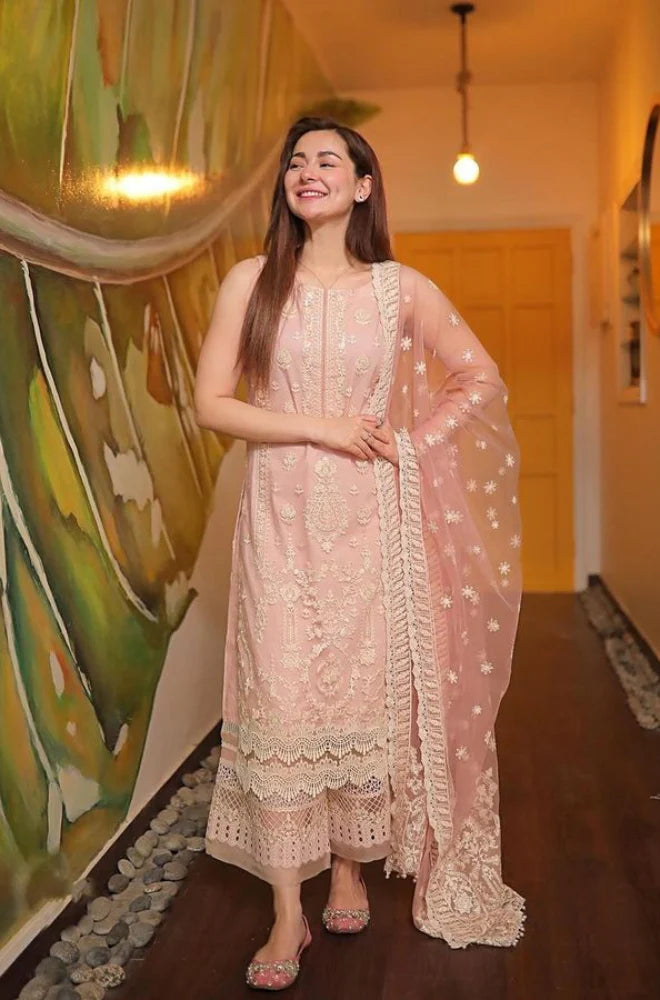 Maria.B - 3PC Lawn Embroidered Suit - MB 02