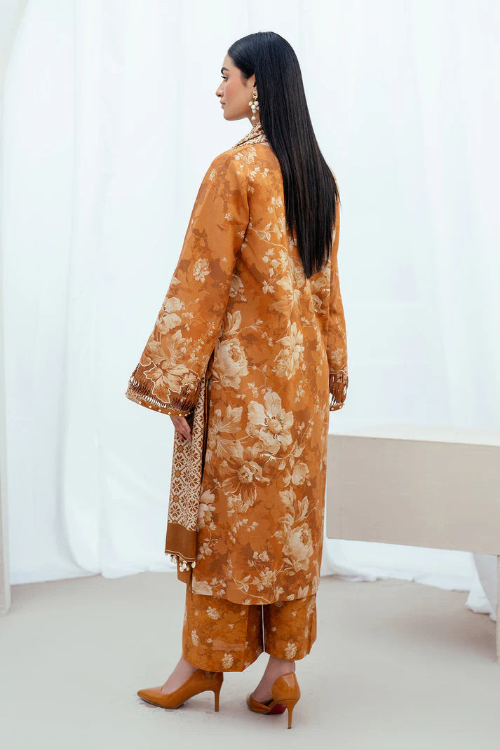 Baroque | Digital Printed Lawn Three Piece BQR-15