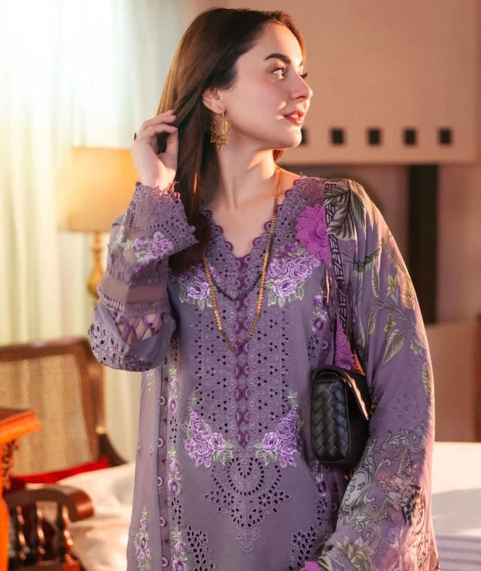 JADE Lawn Chiken-kari Embroiderd Three Piece JD-587