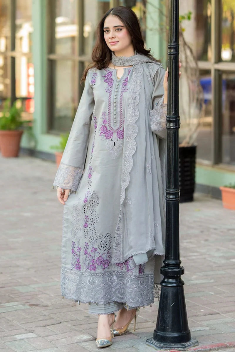 Mushq Embroidered Lawn Three Piece MQ-3242