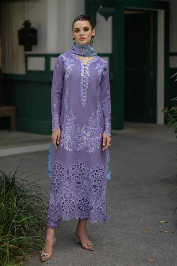 Mushaq - 3PC Chickan Kari Embroidered Dahank Suit _ KP978