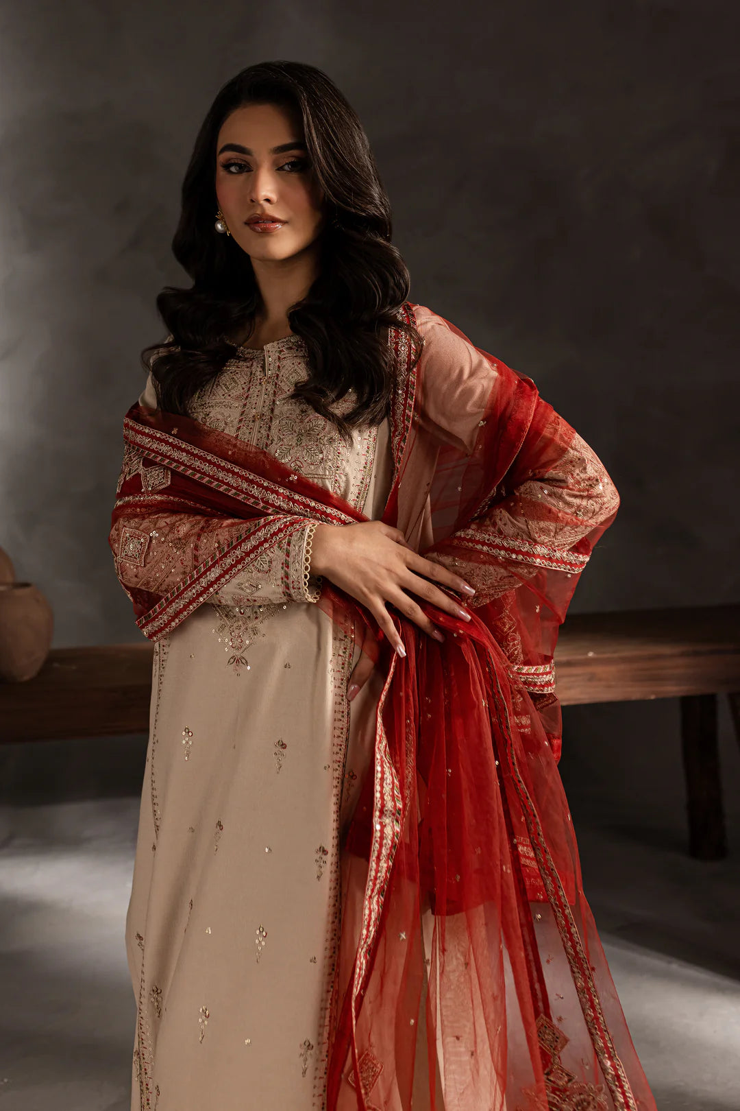 Batik Lawn Embroiderd Three Piece Lavina BT-012