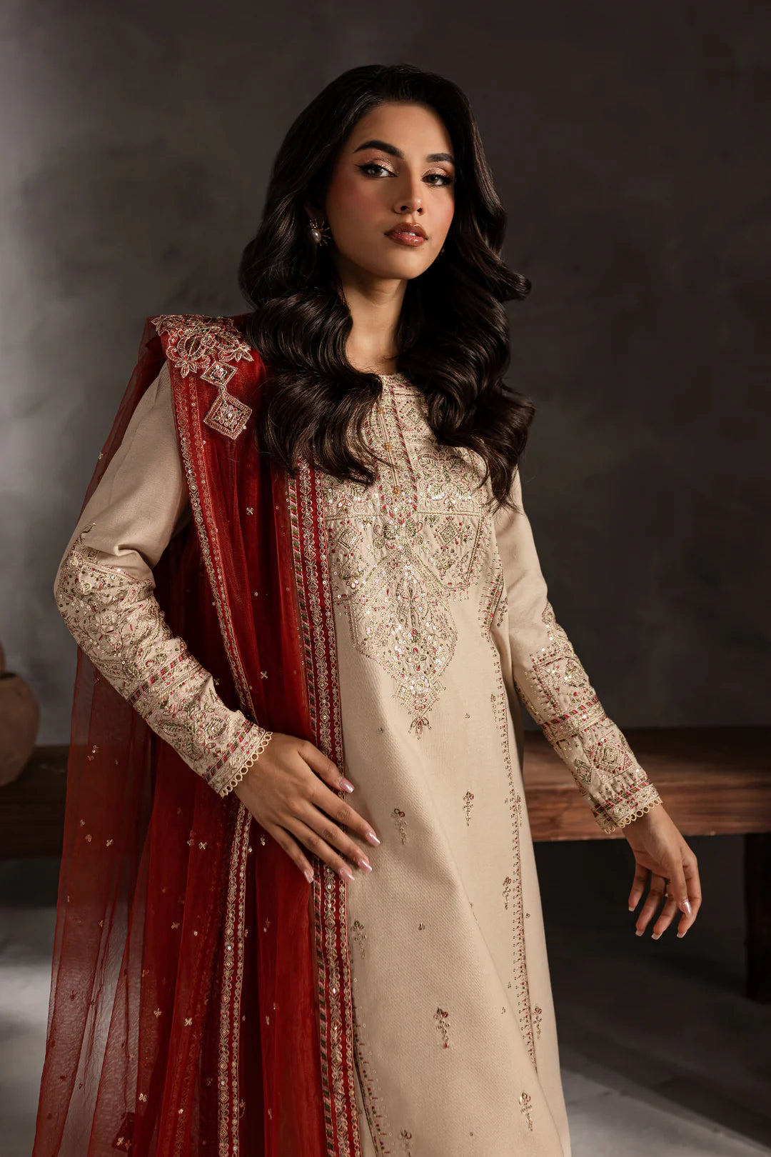 Batik Lawn Embroiderd Three Piece Lavina BT-012