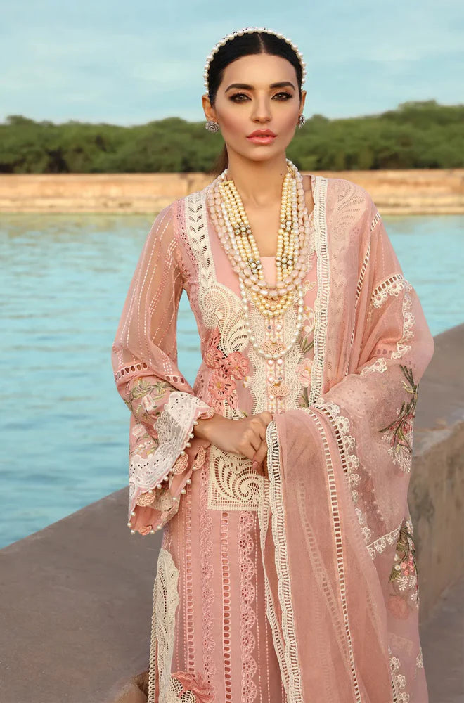 Crimson - 3PC Lawn Embroidered Suit - Cr 02