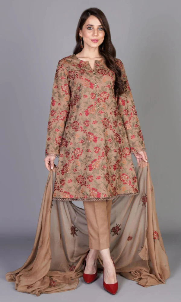 Bareeze lawn Embroidered Three Piece Bareeze BR-5026