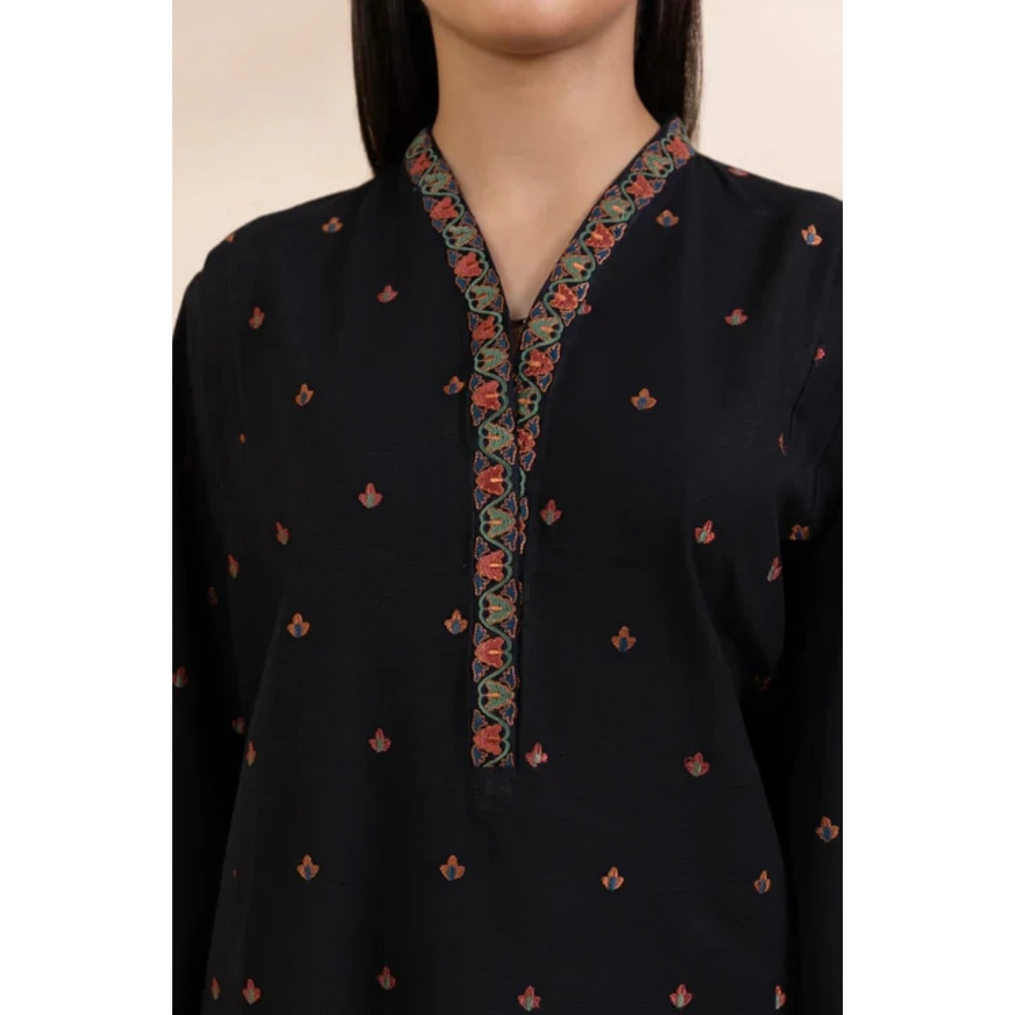 Gul Ahmad Embroiderd Three Piece GA-028