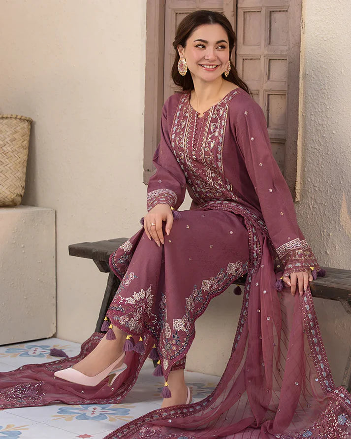 ZARA SHAHJAHAN Dahank Embroiderd Three Piece ZSJ-22