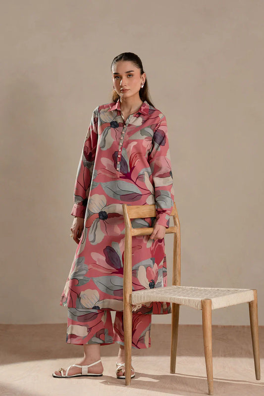 ZC-730 Printed Airjet Viscous Silk two Piece
