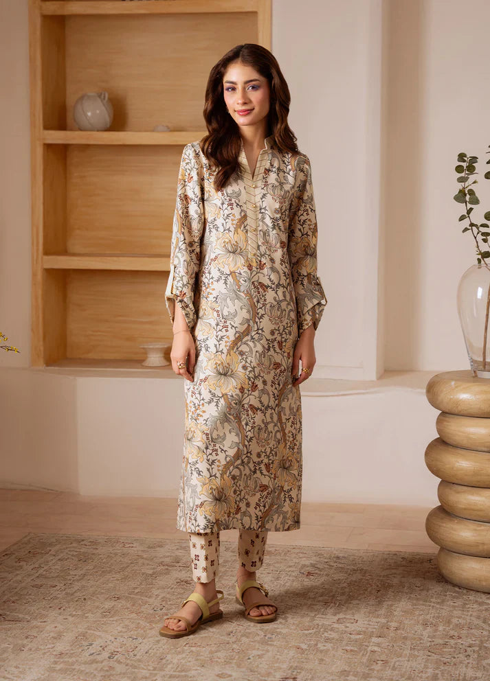 ZC-731 Printed Airjet Viscous Silk two Piece
