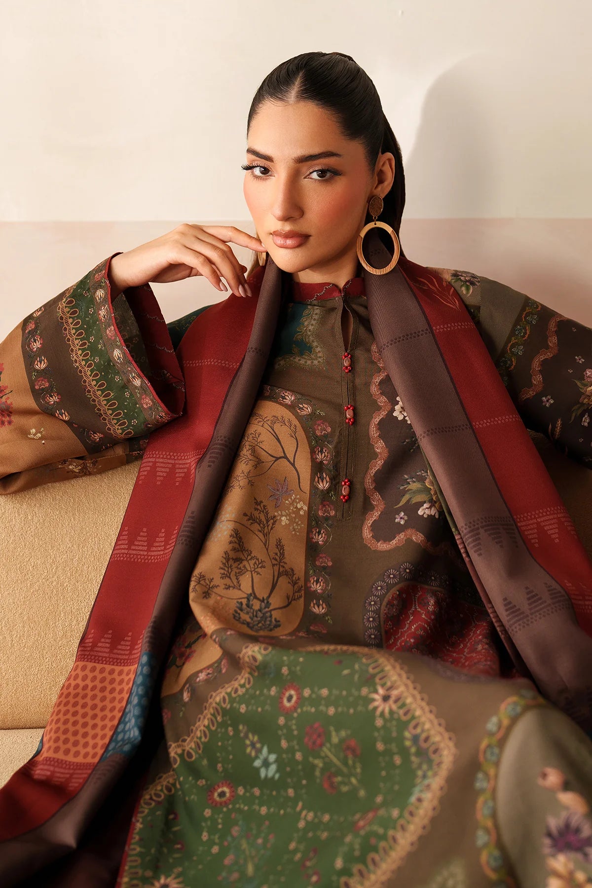 Baroque D-21 Printed three piece