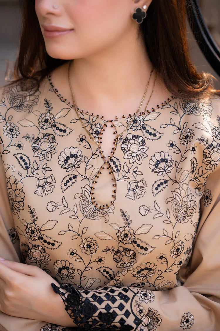 Sapphire Embroidered lawn Three Piece LNF 46 SKIN 3 PIECE
