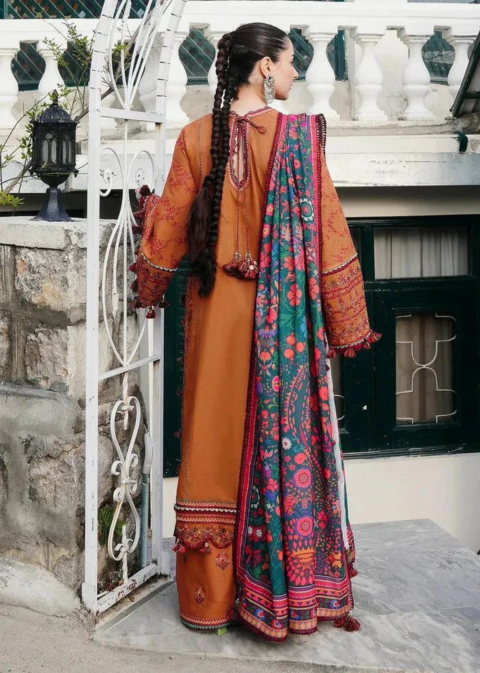 Qalamkar Dahank Embroiderd Three Piece QL-1055