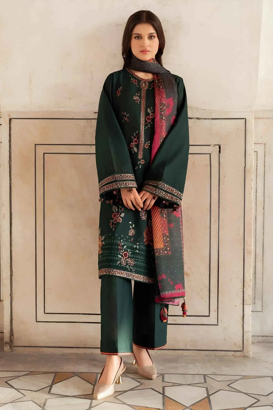 jazmin Embroidered Dahank Three Piece JZ-04