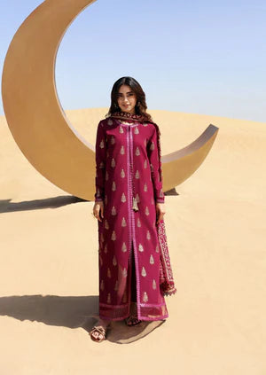 3PCS Sapphire Embroidered Lawn Collection- BULM -SP-32