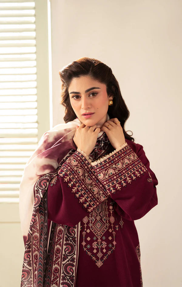 Maria-B Embroidered lawn Three Piece MB-356