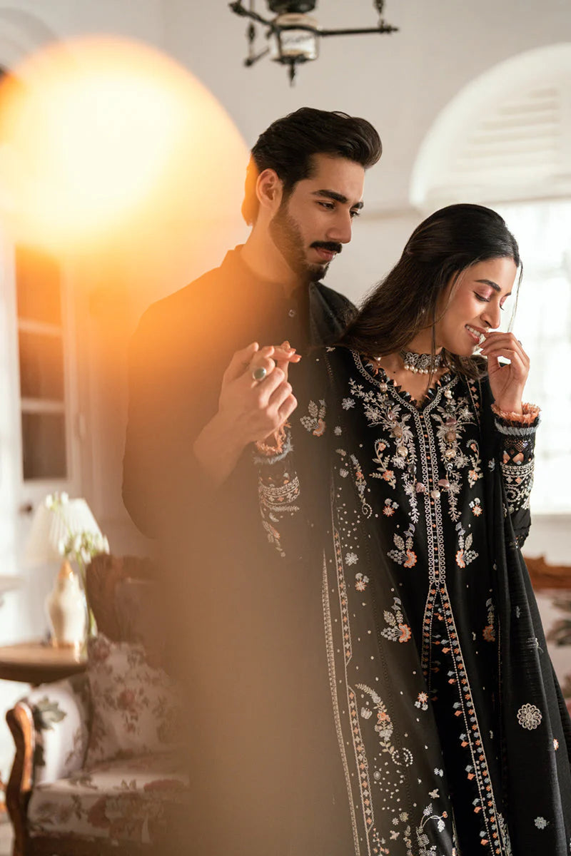 Qalamkar Embroidered Dhanak Three Piece QL-1050