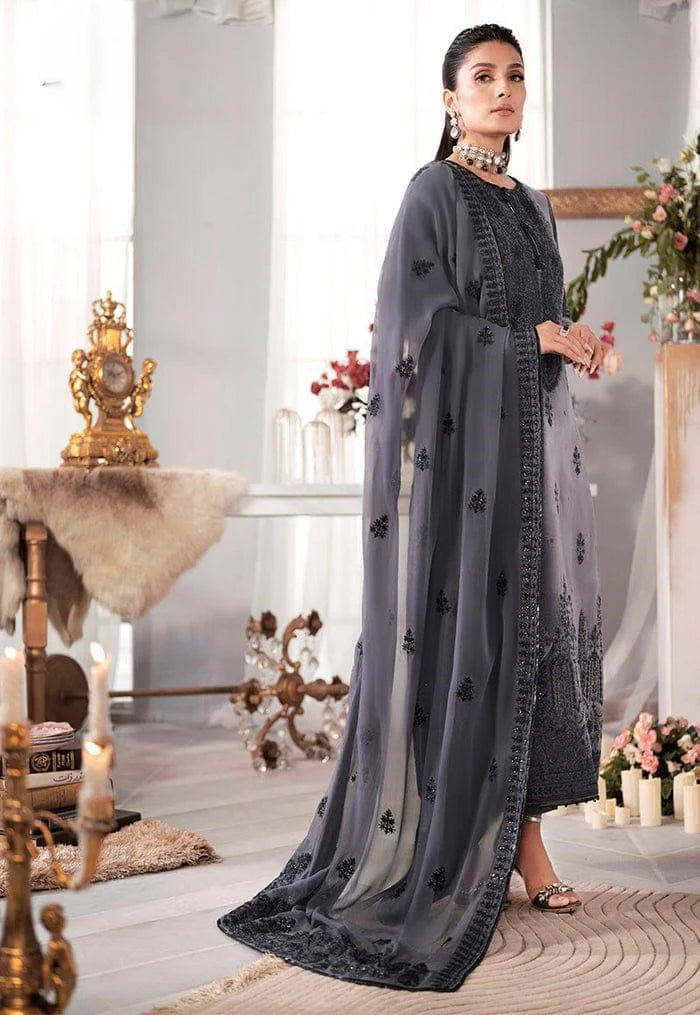 Asim Jofa Velvet Embroiderd Three Piece AJ-306