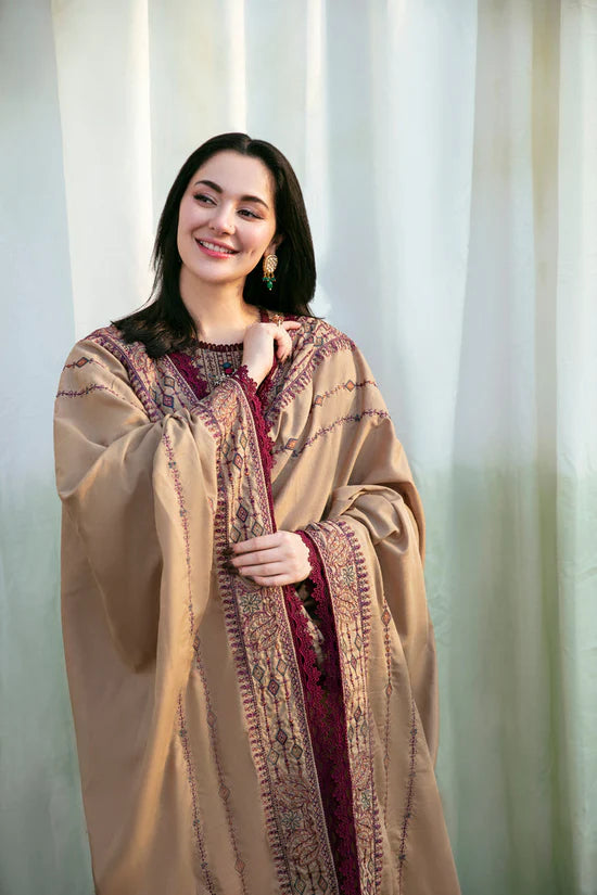 Florant Embroidered Dhanak Three Piece FLO-185