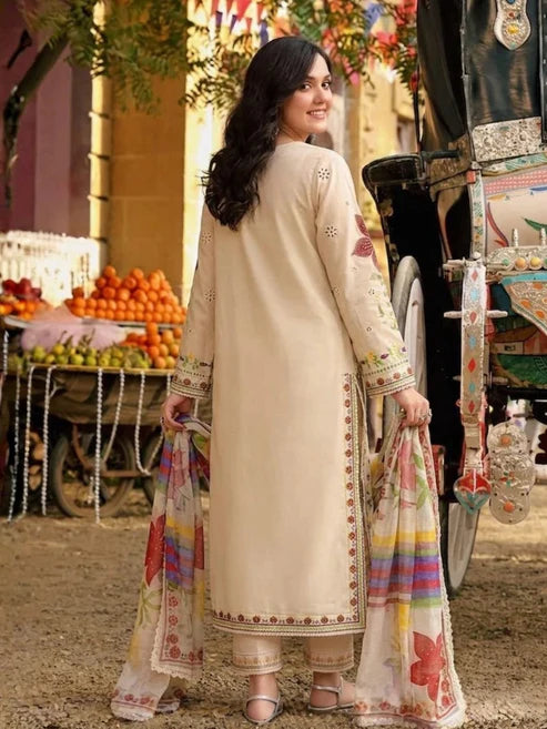 Aneelas Embroidered lawn Three Piece AN-11