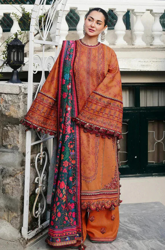 Laam Dahank Embroiderd Three Piece LM-1055