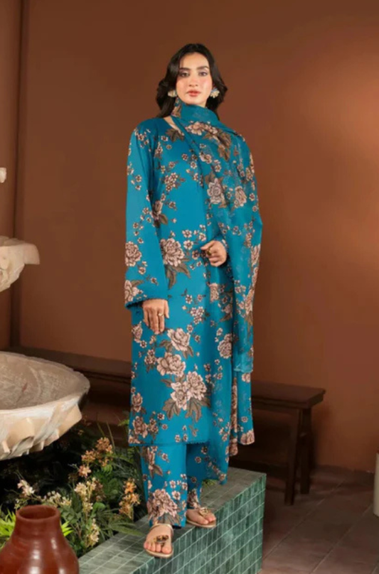 ZC-156 Printed Airjet Shamoz Silk Three Piece