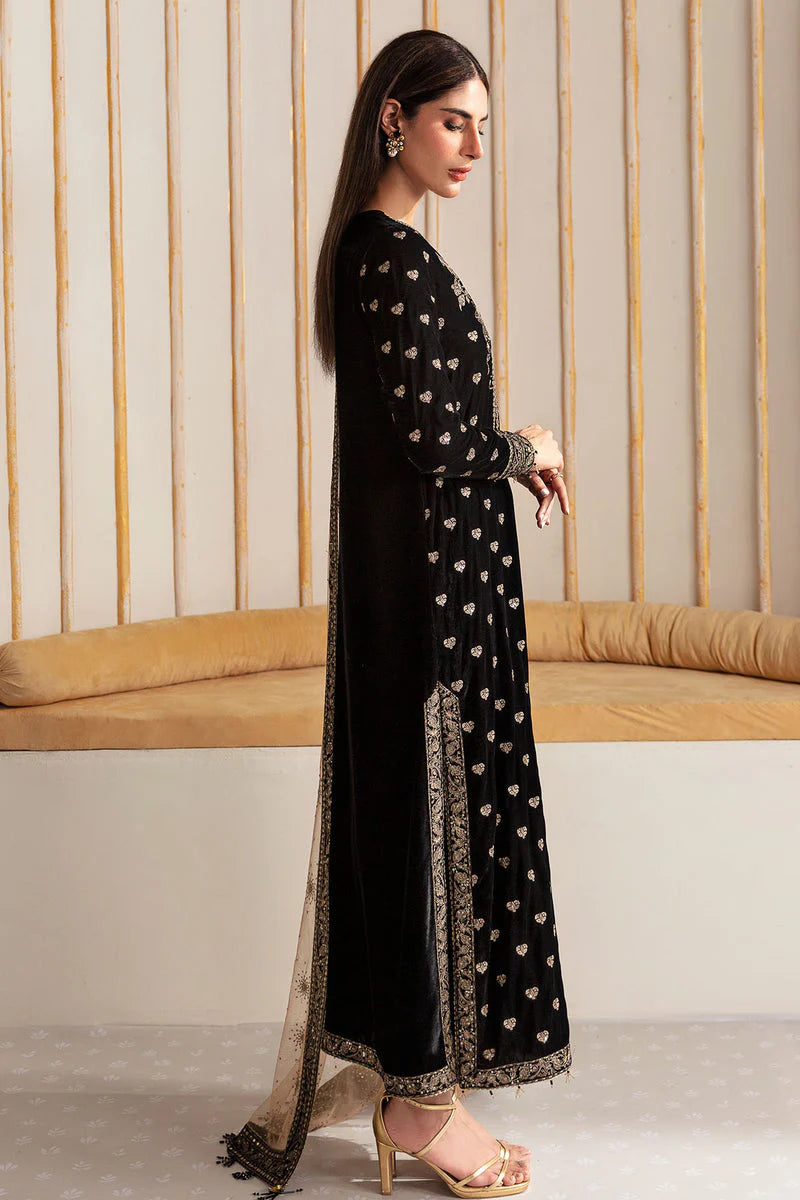 Jazmin Velvet Embroiderd Three Piece JZ-739