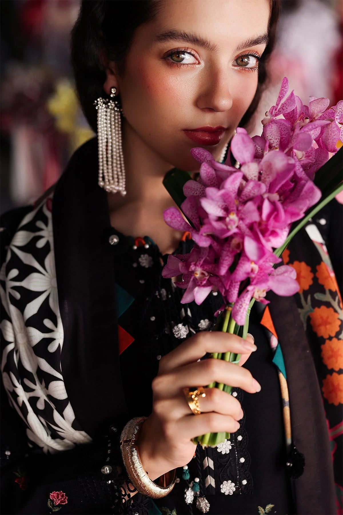 Charizma Embroidered lawn Three Piece CH-01