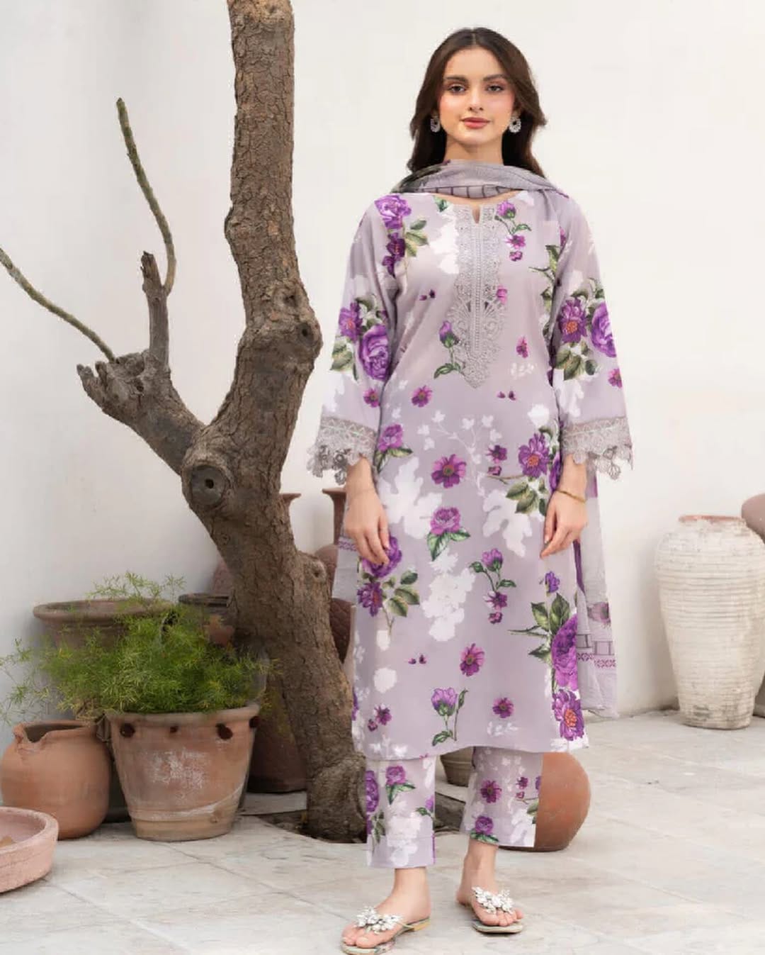 Baroque D-803 Printed three piece