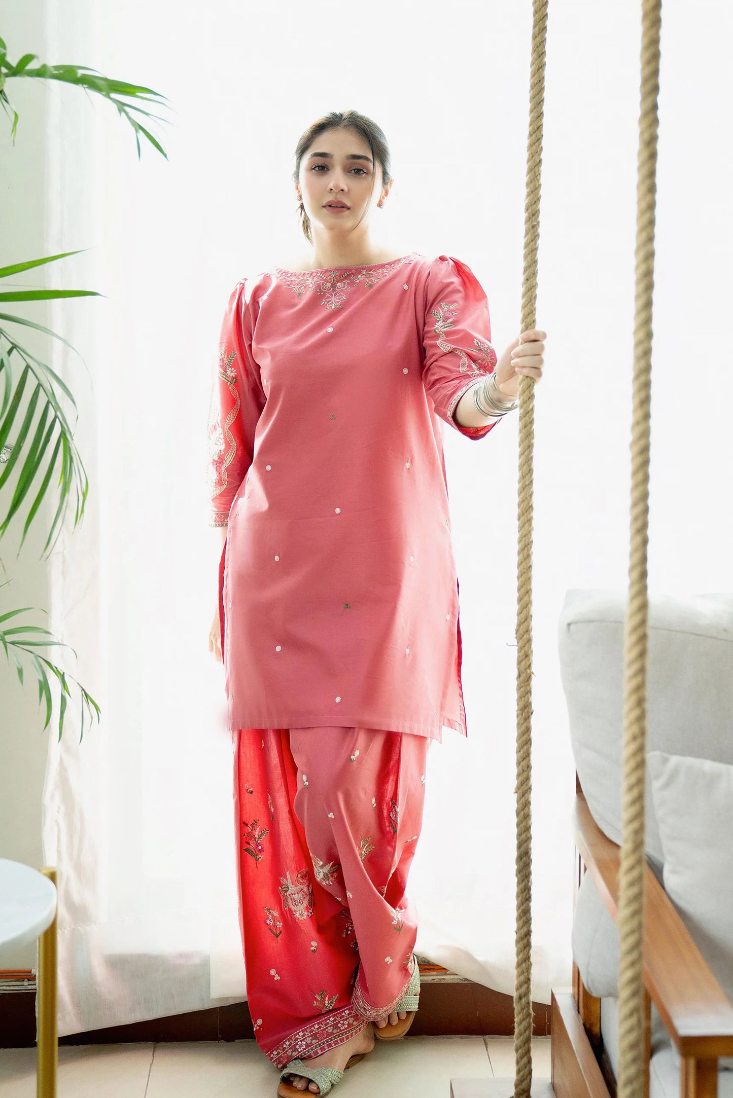 ZARA SHAHJAHAN Dahank Embroiderd Two Piece ZSJ-215