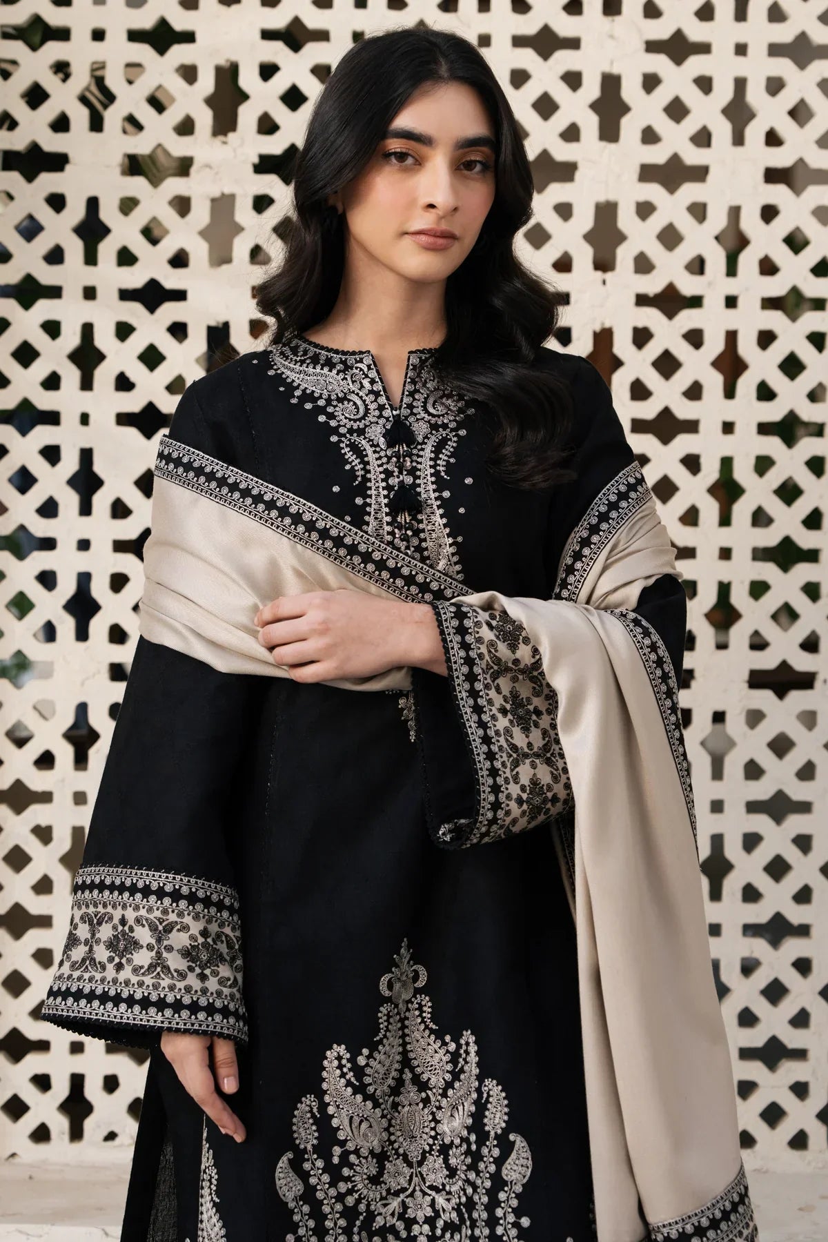 Jazmin Dahank Embroiderd Three Piece JZ-918
