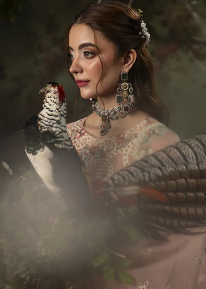 Zara Shahjahan Lawn Chikenk-Kari Embroidered Three Piece ZSJ-6169