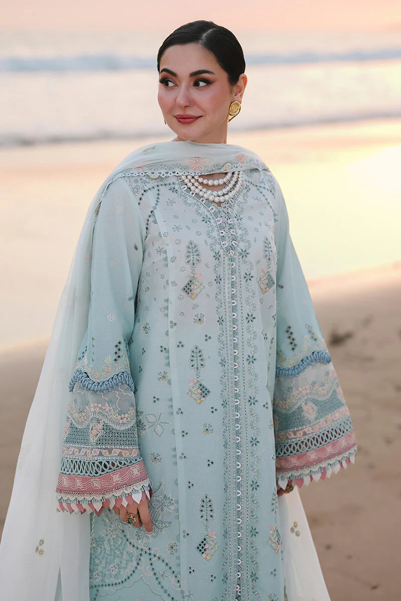 Qalamkar Lawn Chikenk-Kari Embroidered Three Piece QL-1070