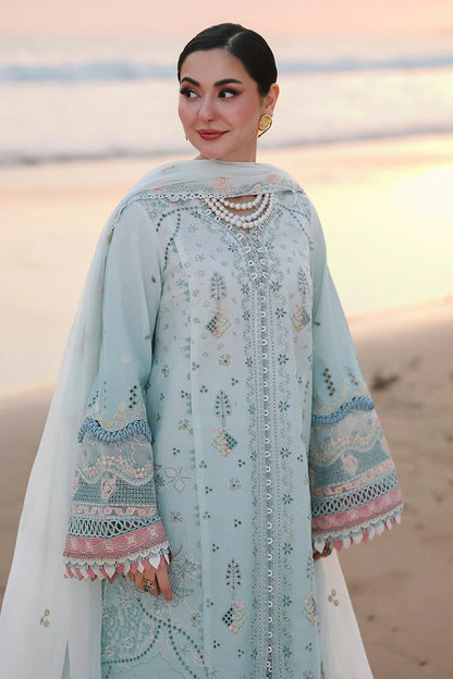 Qalamkar Lawn Chikenk-Kari Embroidered Three Piece QL-1070