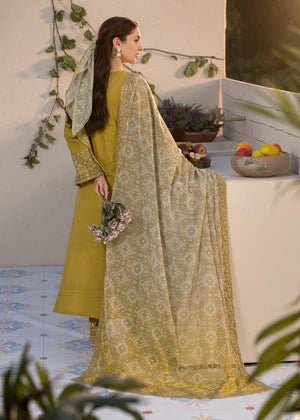 Allys Official Lawn-3PC Embroidered Shirt with Digital Printed Jacquard Dupatta AL-998