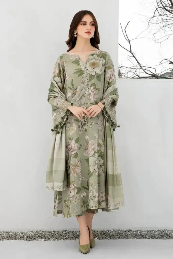 Baroque D-792 printed three piece