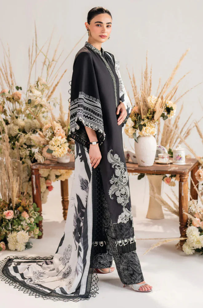 Jazmin - 3PC Lawn Embroidered Suit -  B 02