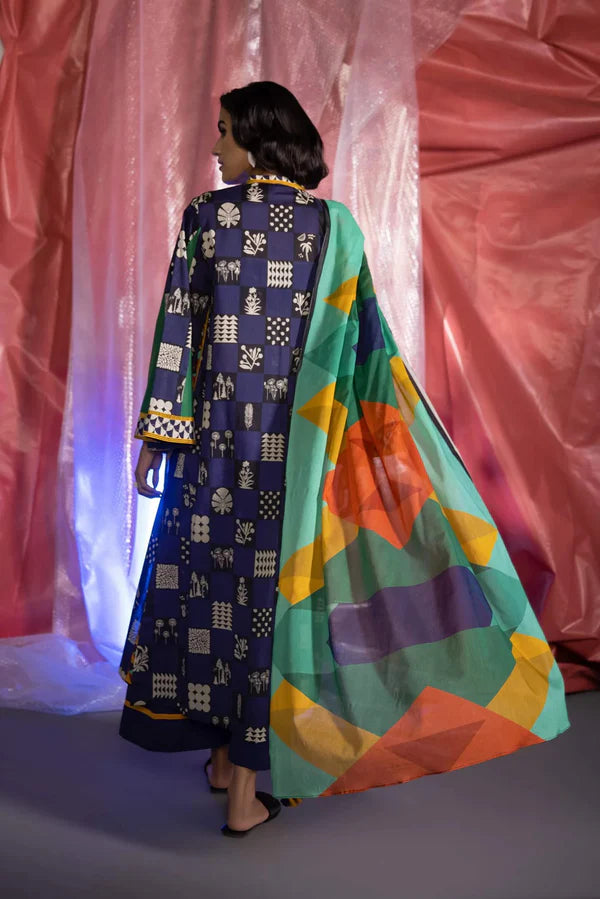 Sapphire SP-602 Khaddar Printed 3pc