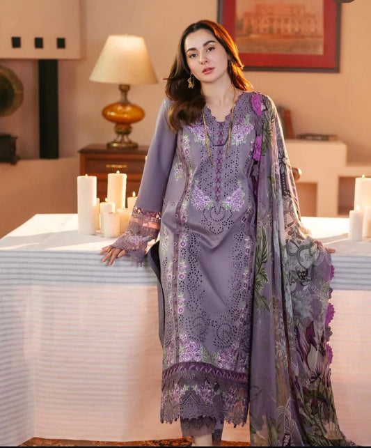 JADE Lawn Chiken-kari Embroiderd Three Piece JD-587