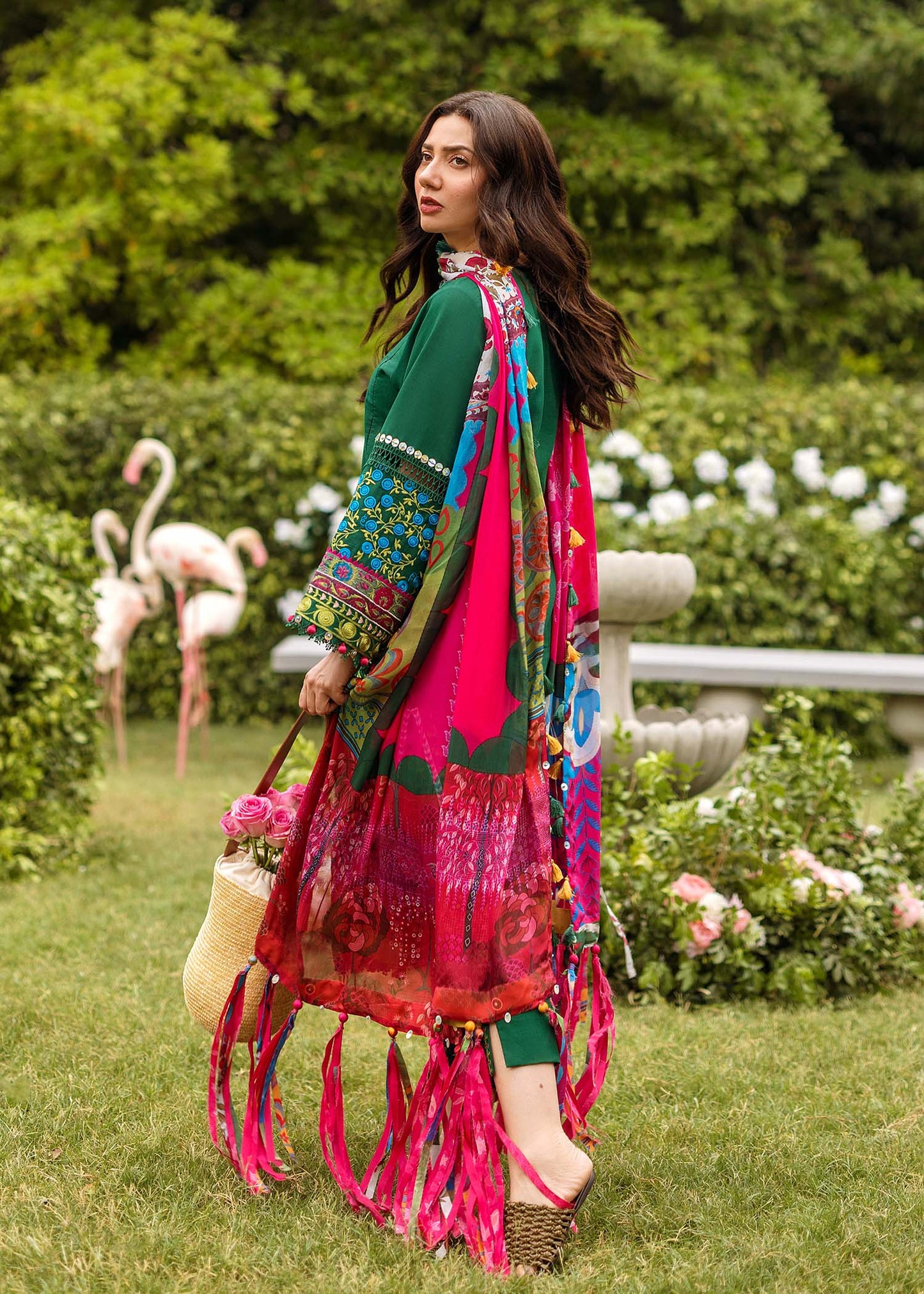 Sadaf Fawad Khan Lawn Embroiderd Three Piece ADA-01