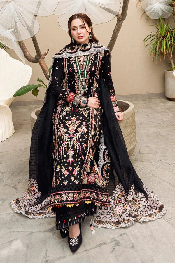 Qalamkar Luxury Dahank Embroiderd Three Piece QL-1099