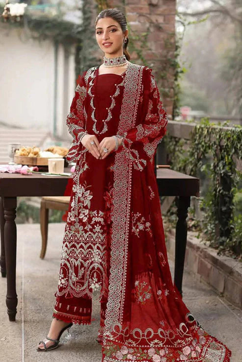 Asim Jofa Lawn Embroidered Three Piece AJ-24