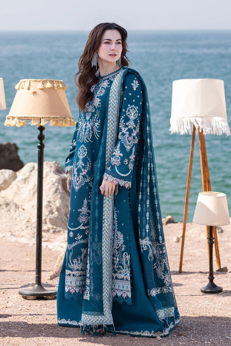 Qalamkar Sahil Kinare Luxury Embroidered Lawn Collection 16