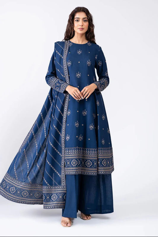 Bareeze FCC-193 Zinc Embroidered Three Piece Winter Collection