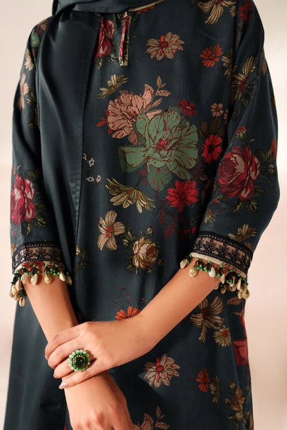 Baroque D-189 Khaddar Printed three piece