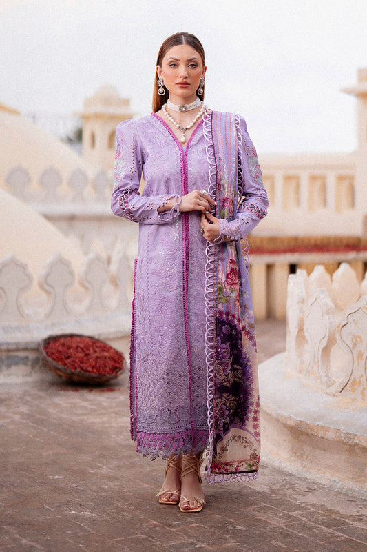 Zarposh Luxury Embroidered Lawn Suits Unstitched 3 Piece ZL24 KHAAS – Eid Collection