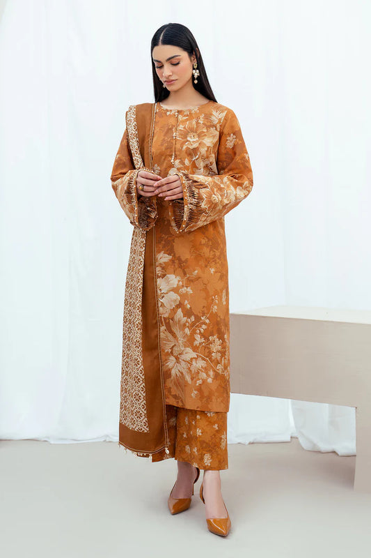 Baroque |  Digital Printed Lawn Three Piece BQR-15