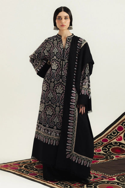 Zara Shah Jhan Coco Embroidered Dhanak Three Piece ZSJ-255