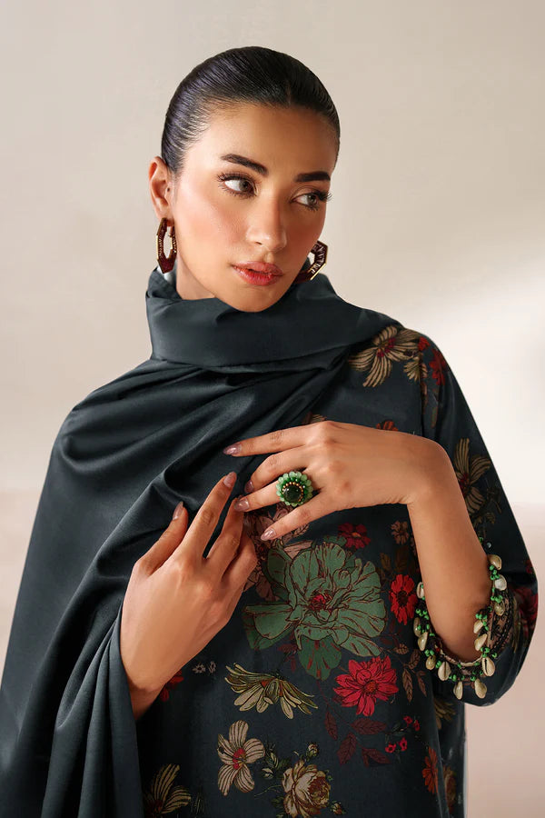 Baroque D-189 Khaddar Printed three piece